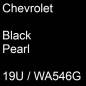 Preview: Chevrolet, Black Pearl, 19U / WA546G.